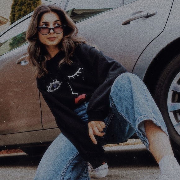 BERSHKA Black Sweatshirt - Picture 4 of 4